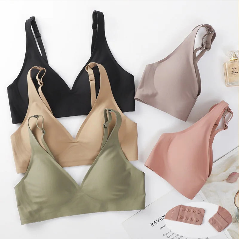 Áo Ngực Nâng Không Gọng Jelly Dán Nữ Siêu Mịn S-XL