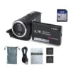 Yinzam 1080P 16X Zoom, 50MP, 2.7K Camcorder, with 32GB card