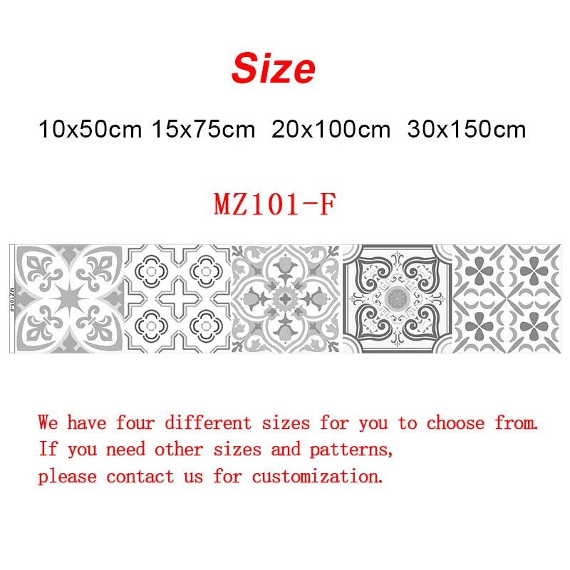 10cm/15cm/20cm/30cm Wall Tile Transfers Stickers for Kitchen Floor Stairs Diy Mural Self-adhesive Waterproof Vinyl Wall Paster