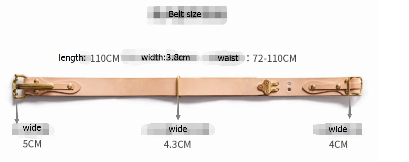 Thắt Lưng Da Bò Cao Cấp Maden Vintage Cho Nam Nữ