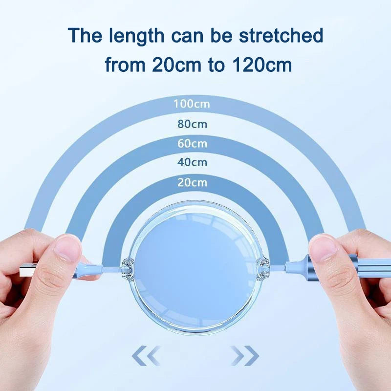 120W Multi-Function OEM Customized 3in1 Fast Charging Cable