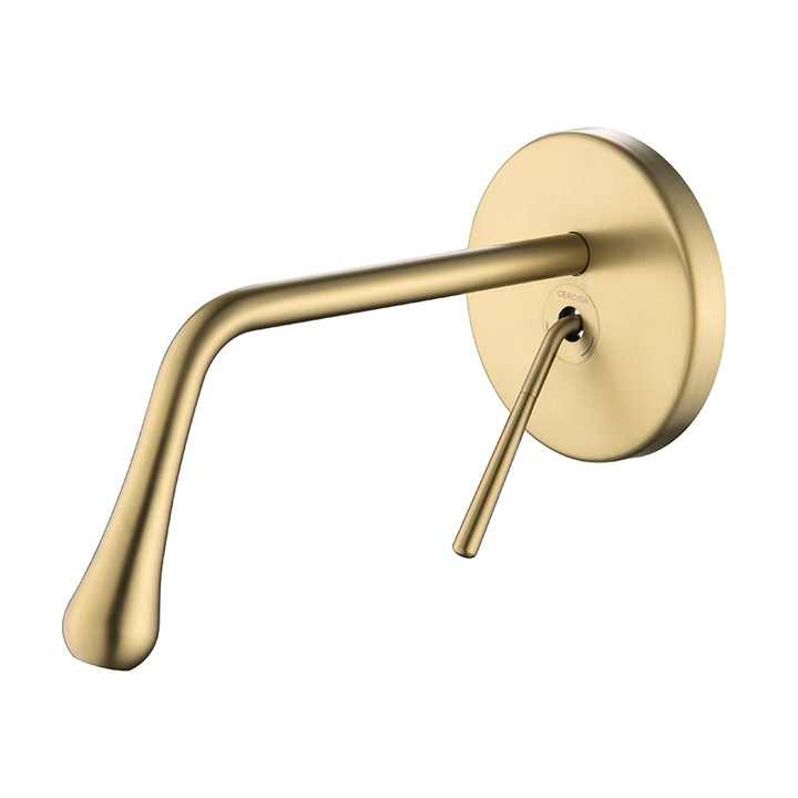 Factory wholesale single hole brass kitchen and bathroom sink faucet