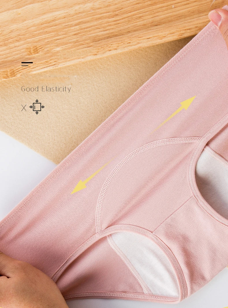 Anti-leak, breathable, cotton menstrual panties