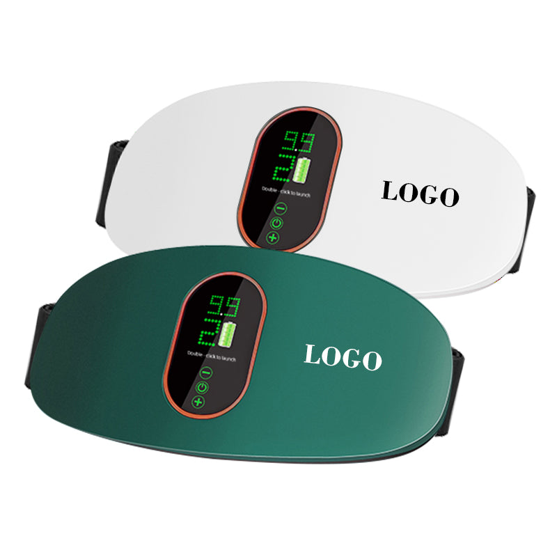 Wireless heating waist shaping belt with built-in abdominal massage and lumbar support to slim the belly 