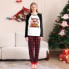 Women's Christmas cartoon pajamas, warm and cute long pants