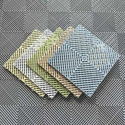 Modern Garage Floor Tiles Modular System Plastic Garage Floor Tiles Assembly Workshop PP Tiles for Parking Lot 