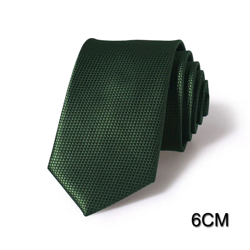 高品質防水苔綠色復古男士領帶