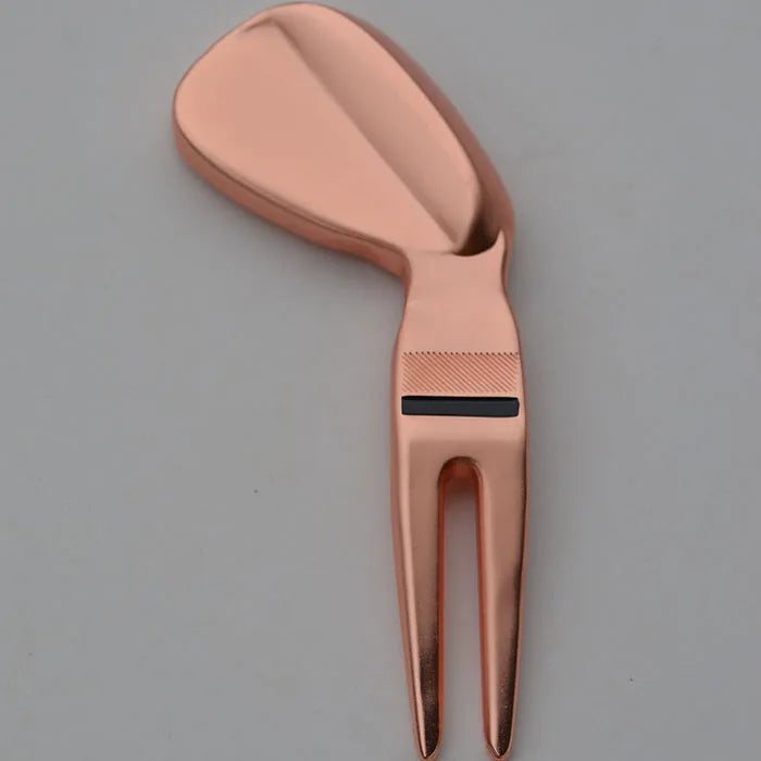 Golf Grass Repair Tool Zinc Alloy Glossy Black Ready To Ship