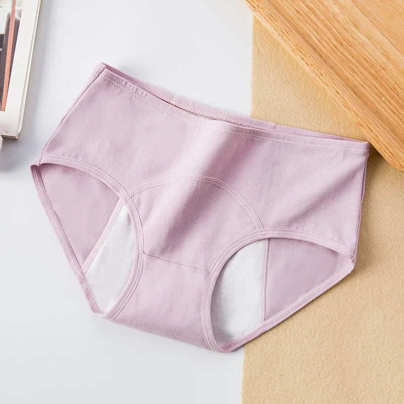 Anti-leak, breathable, cotton menstrual panties