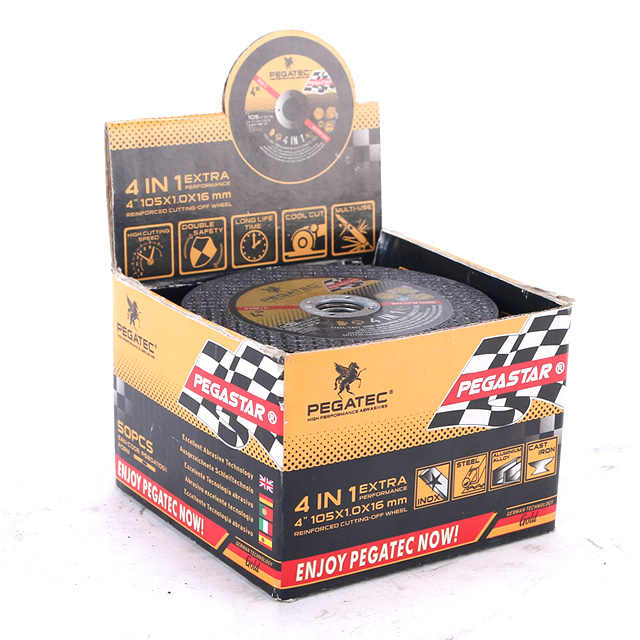 Flat cutting discs for steel and stainless steel 