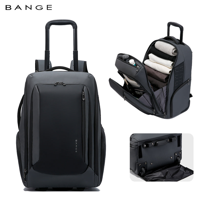 BANGE Ba lô kéo đựng laptop nam chống thấm nước, dùng cho du lịch/công sở/ngoài trời, hàng mới về bán chạy - Daisan Mart