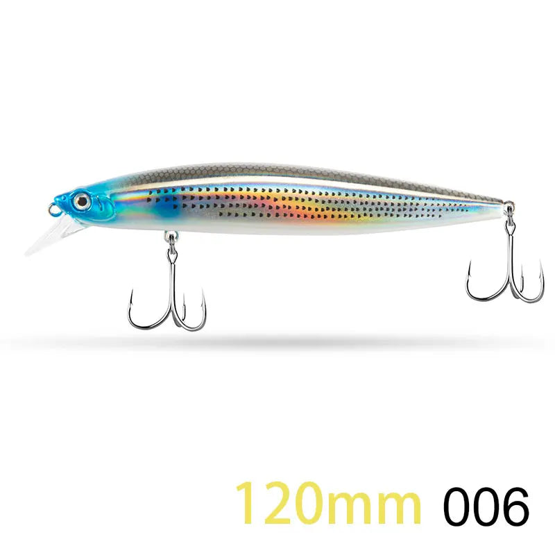 D1 Minnow Fishing Bait Suspending Floating 145mm/120mm Artificial Wobblers For Bass Tuna Flatfish