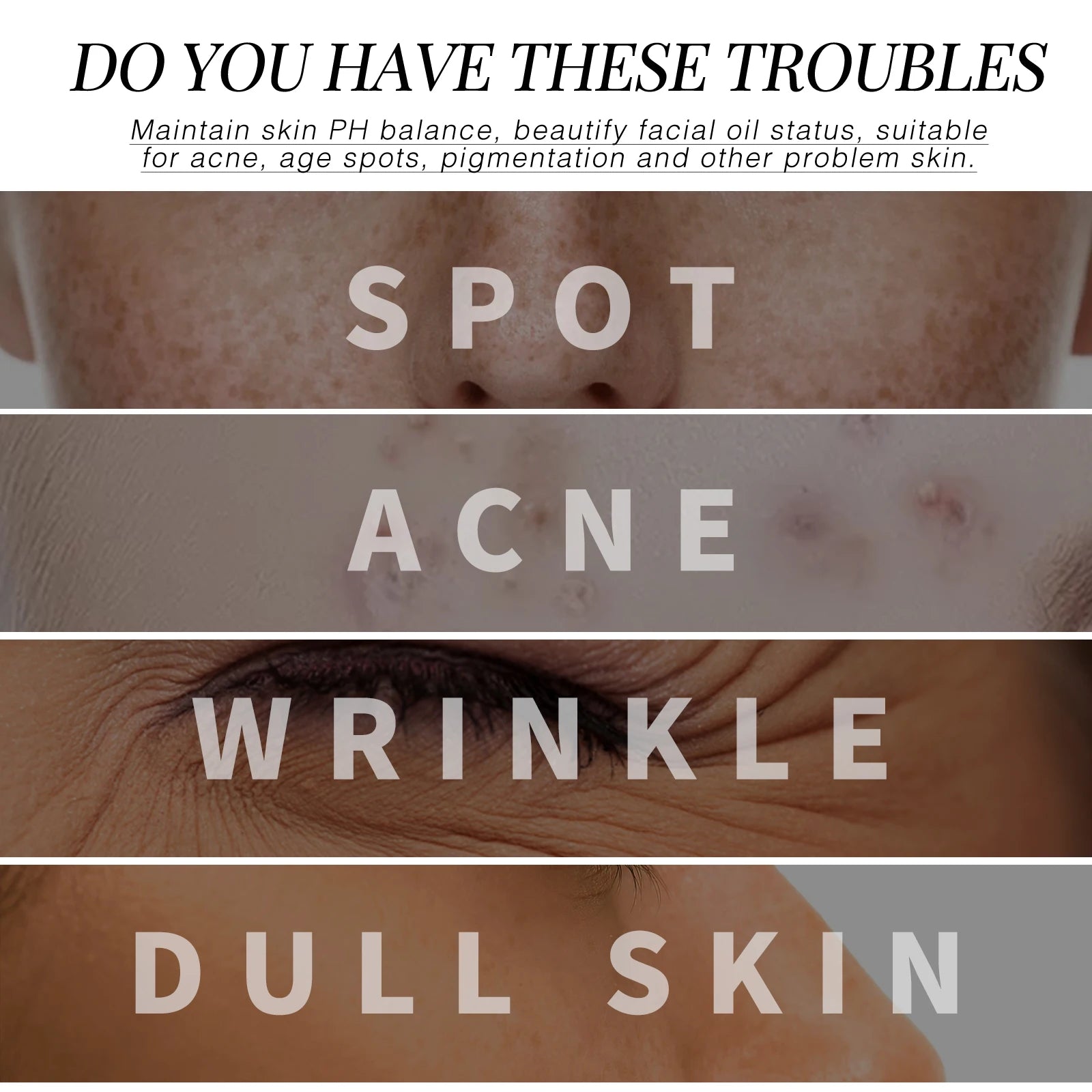 OUHOE Dark Spot Repair Essence, Repair Acne Pimple Lightening Spot Fine Lines Moisturizing Firming Whitening Essence - Daisan Mart