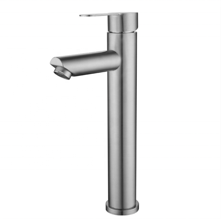 Matte black stainless steel faucet, bathroom sink faucet 