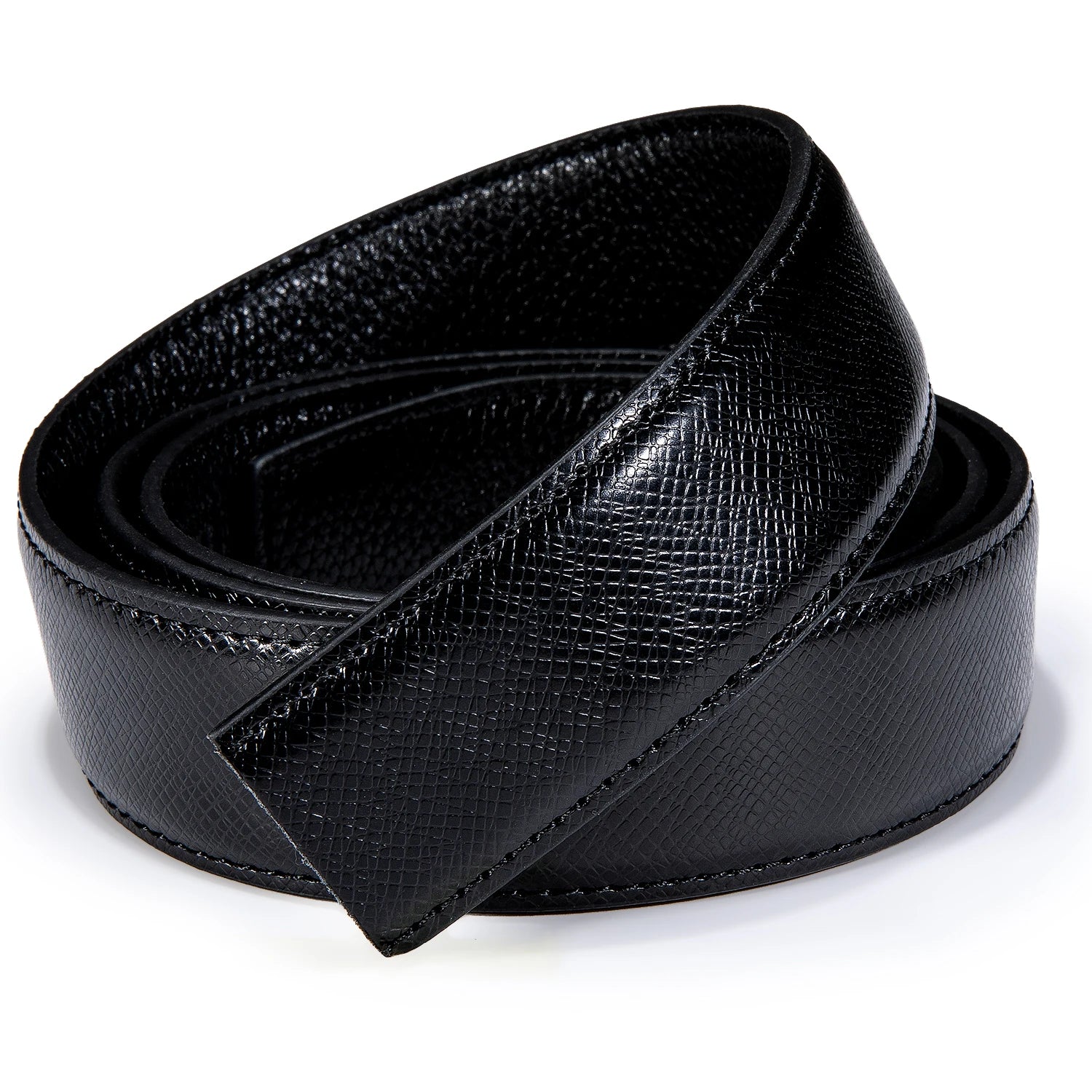 Men's Multi-Color Leather Belt 3.5cm With Automatic Buckle
