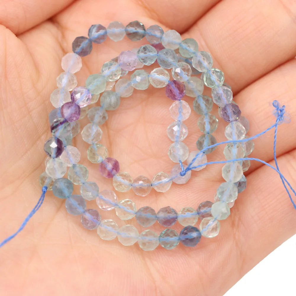 Natural 4mm Rose Quartz Beads Bracelet