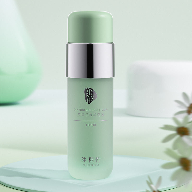 Bộ Chai Lọ Thủy Tinh Tím Xanh Tùy Chỉnh Mới, Chai Nhũ Tương 100ml, Hũ Kem 50G, Chai Thủy Tinh Cao Cấp 30ml Xử Lý Giả Đá Bóng Mờ - Daisan Mart