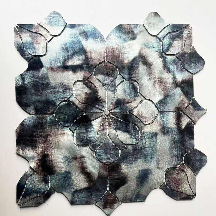 Luxury aluminum wall tiles new modern design 2025 for bathroom villa house hotel living room wall tiles interior decoration 