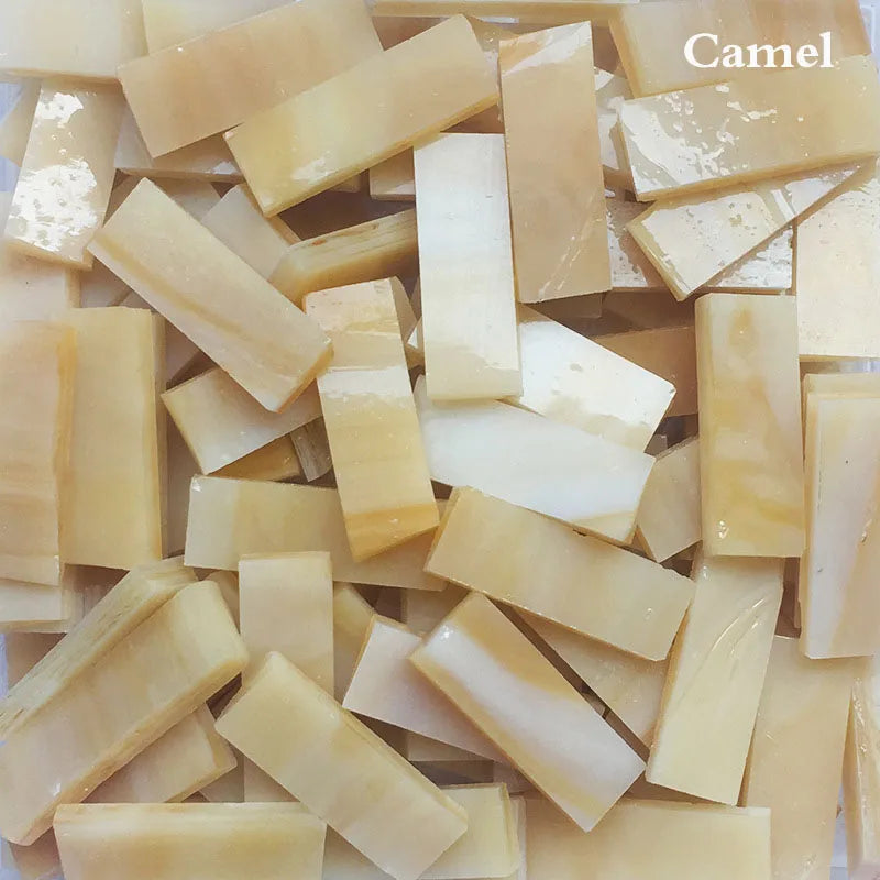 Thanh Mosaic Kính Tái Chế 7x21mm Trang Trí DIY 1000g