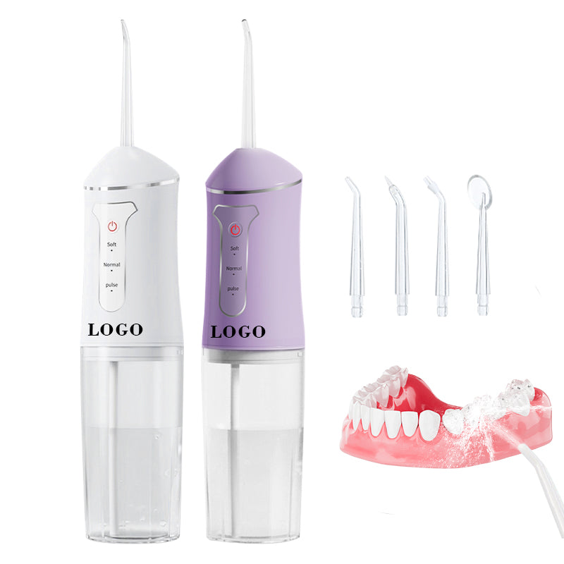 Máy tăm nước chuyên nghiệp chống nước IPX7 sạc USB cầm tay dung tích 230ml kích thước nhỏ dành cho trẻ em