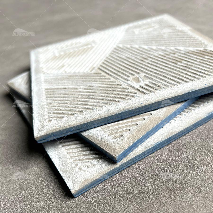 Bluwhale anti-slip pool tiles classic color inkjet printed matte large square 6c6 