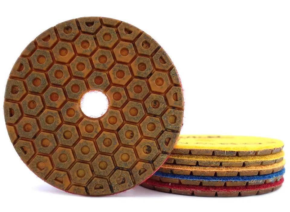 Đĩa Mài Kim Cương 4 Inch 6 Bước Đánh Bóng Đa Năng