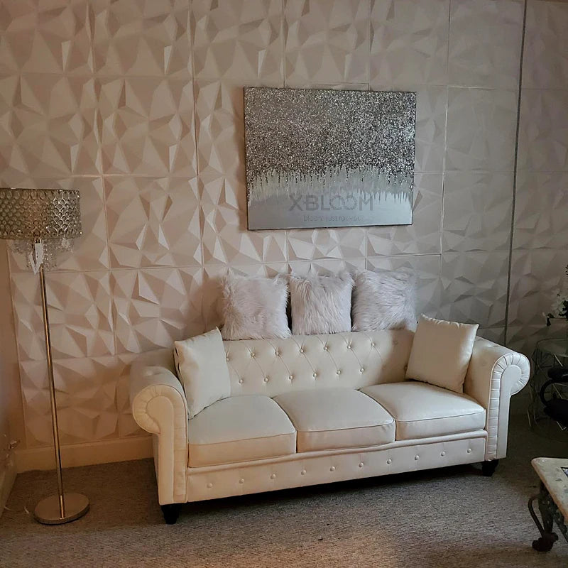 3D Diamond Decorative Art Wall Panels 30x30