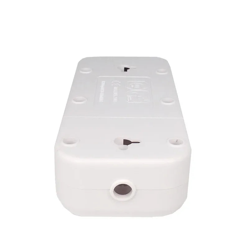 European standard two-position socket with dual USB ports, 5V 2A output,1 to 2 ways Eu Conversion Plug