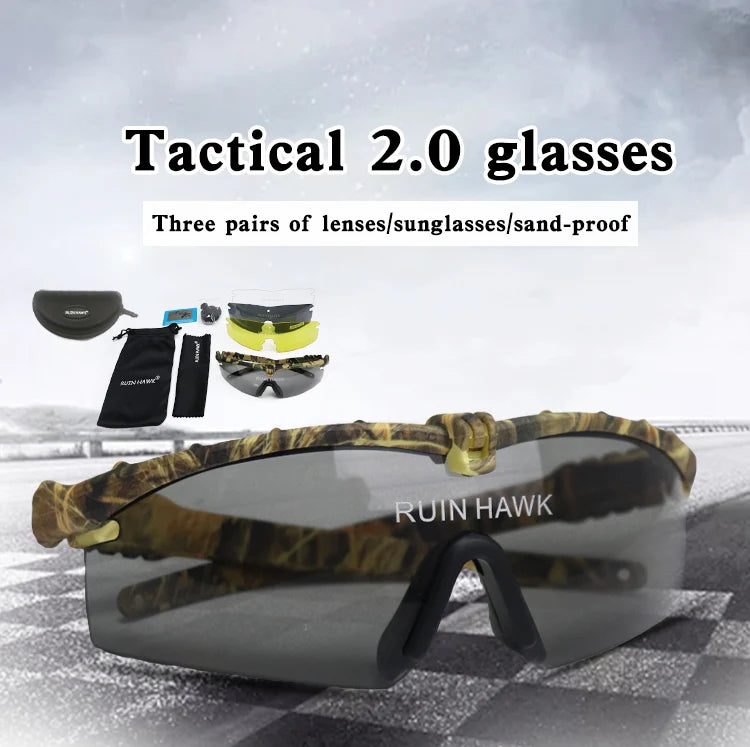Ultra-light UV-resistant Men's Outdoor Sports Glasses
