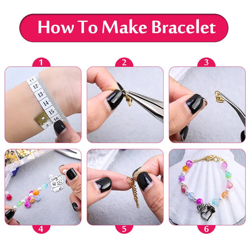 Jewelry Making Kit: Hooks, Bracelets, Beads &amp; Accessories