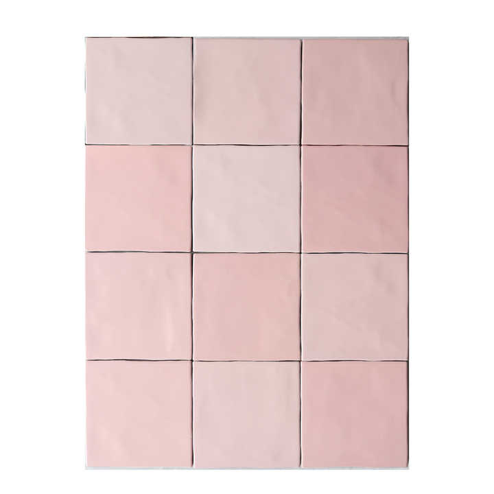 Modern classic pink interior decorative wall tiles, kitchen floor, wall, antibacterial, heat insulation, fireproof brick function 