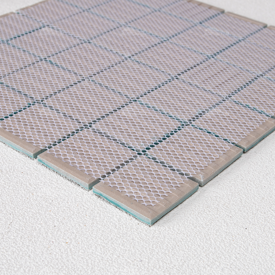 Bluwhale modern blue inkjet printed ceramic bathroom swimming pool mosaic tiles 48mmx48mm wholesale price made in China 