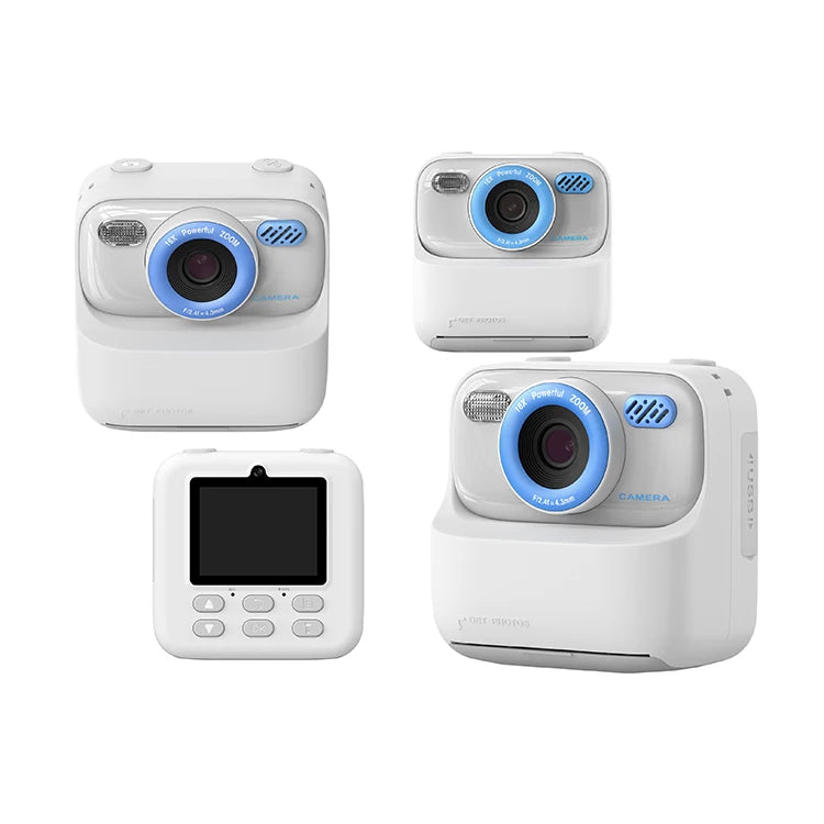 Máy Ảnh In Ảnh Nhanh Trẻ Em P79 Ống Kính Kép 1080P