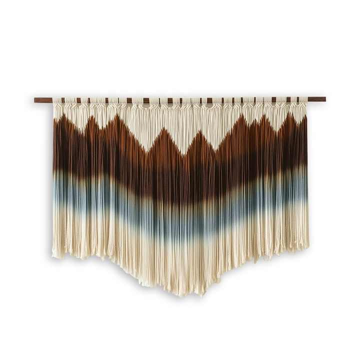 JZ Home Decor Cotton Boho Rope Macrame Wall Hanging Children's Room Decoration Macrame Wall Hanging 