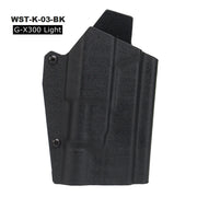Kydex Holster for G17/19/19x/45 Inside Waistband Concealed Carry Holster Fit for G19x (Gen 1-5) Gun Holster X300 Light