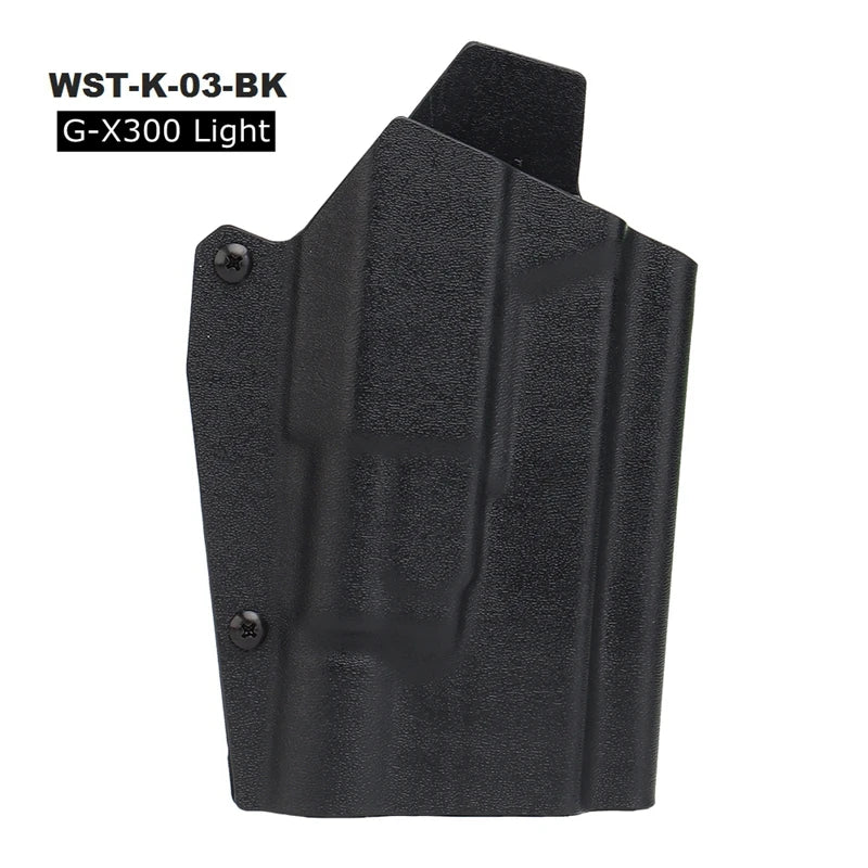 Kydex Holster for G17/19/19x/45 Inside Waistband Concealed Carry Holster Fit for G19x (Gen 1-5) Gun Holster X300 Light