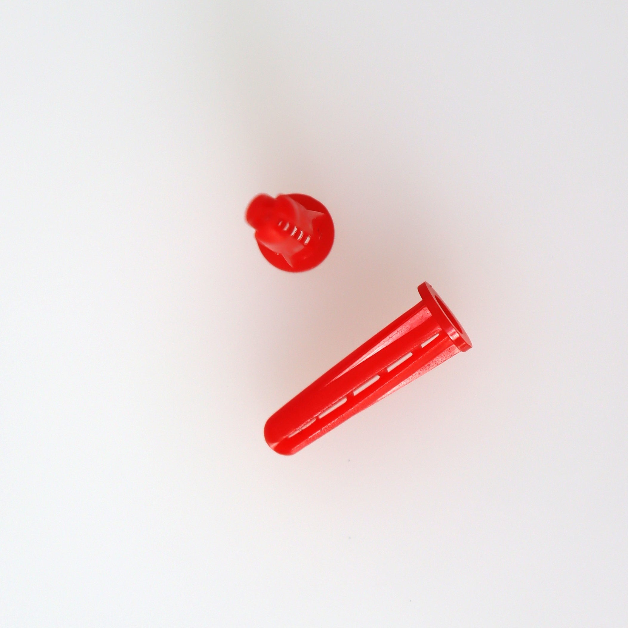 Manufacturer's 100 Piece Modern Design Wall Hook Set with Plastic Screws Using Ceramic 