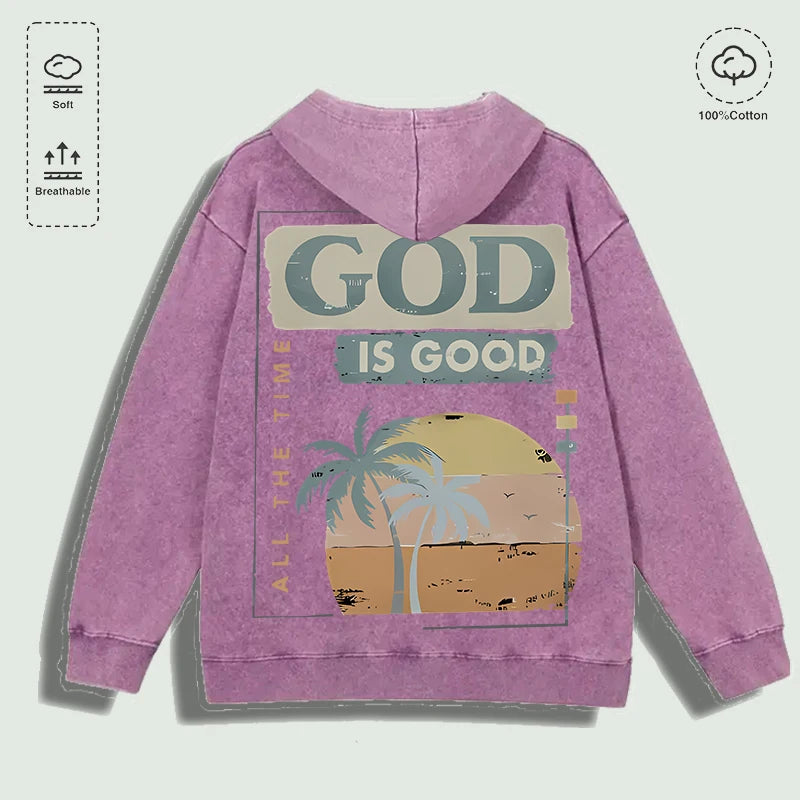Áo Hoodie Cotton Chúa Luôn Tốt Màu Sắc Đa Dạng - Daisan Mart