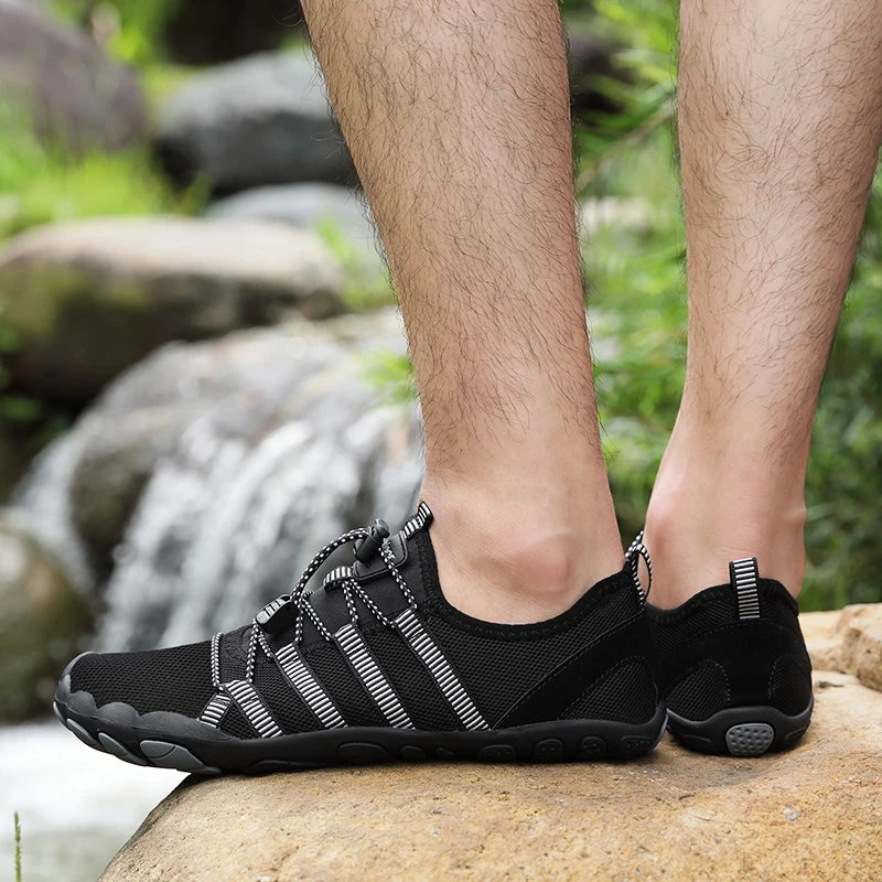 Giày Dã Ngoại Nam Nữ Lưới Thoáng Chống Trơn Trượt