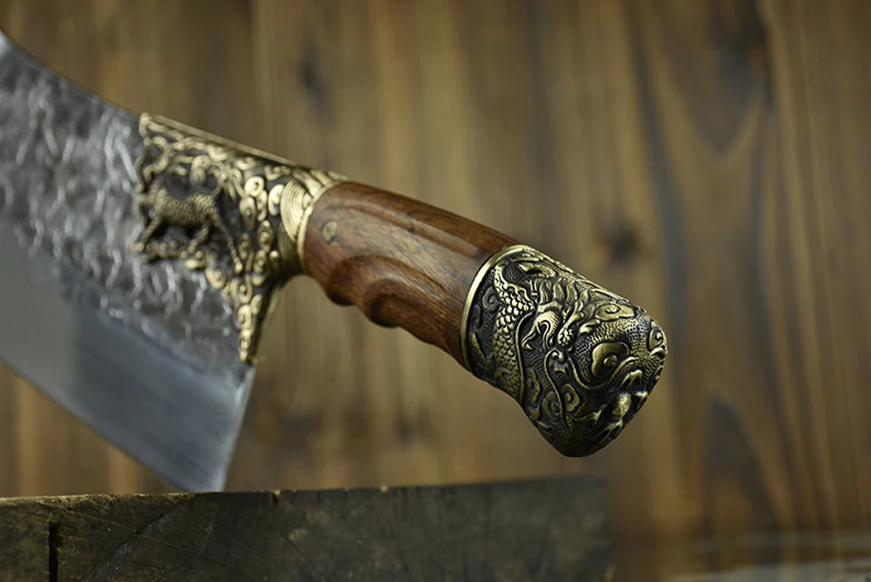 Dao Đầu Bếp Mini Sắc Bén Thủ Công Cắt Đa Năng