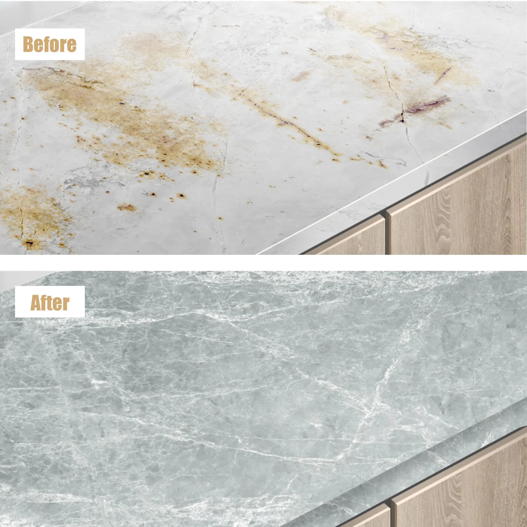 Jeedeson Oil-Proof PVC Stickers for Kitchen Cabinet Decoration