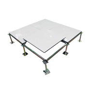 High performance anti-static ceramic raised floor with steel support structure 