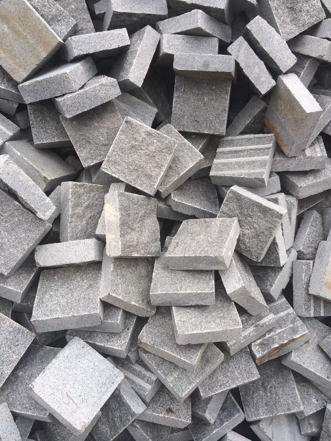 Custom grey granite paving, anti-slip surface 