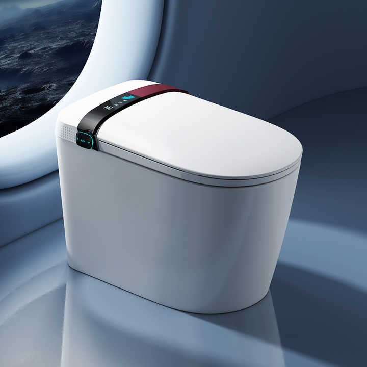 High Quality Automatic Electric Ceramic Smart Toilet, One Piece Toilet With Heated Seat, Smart Toilet 