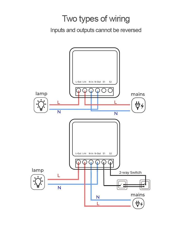 Mini WiFi Smart Switch 16A - Tuya Smart Life