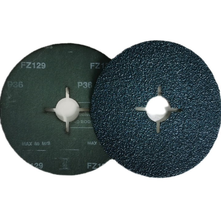 Cross Hole Zirconia Fiber Disc High Quality Grinding Fiber Disc for Stainless Steel Metal 