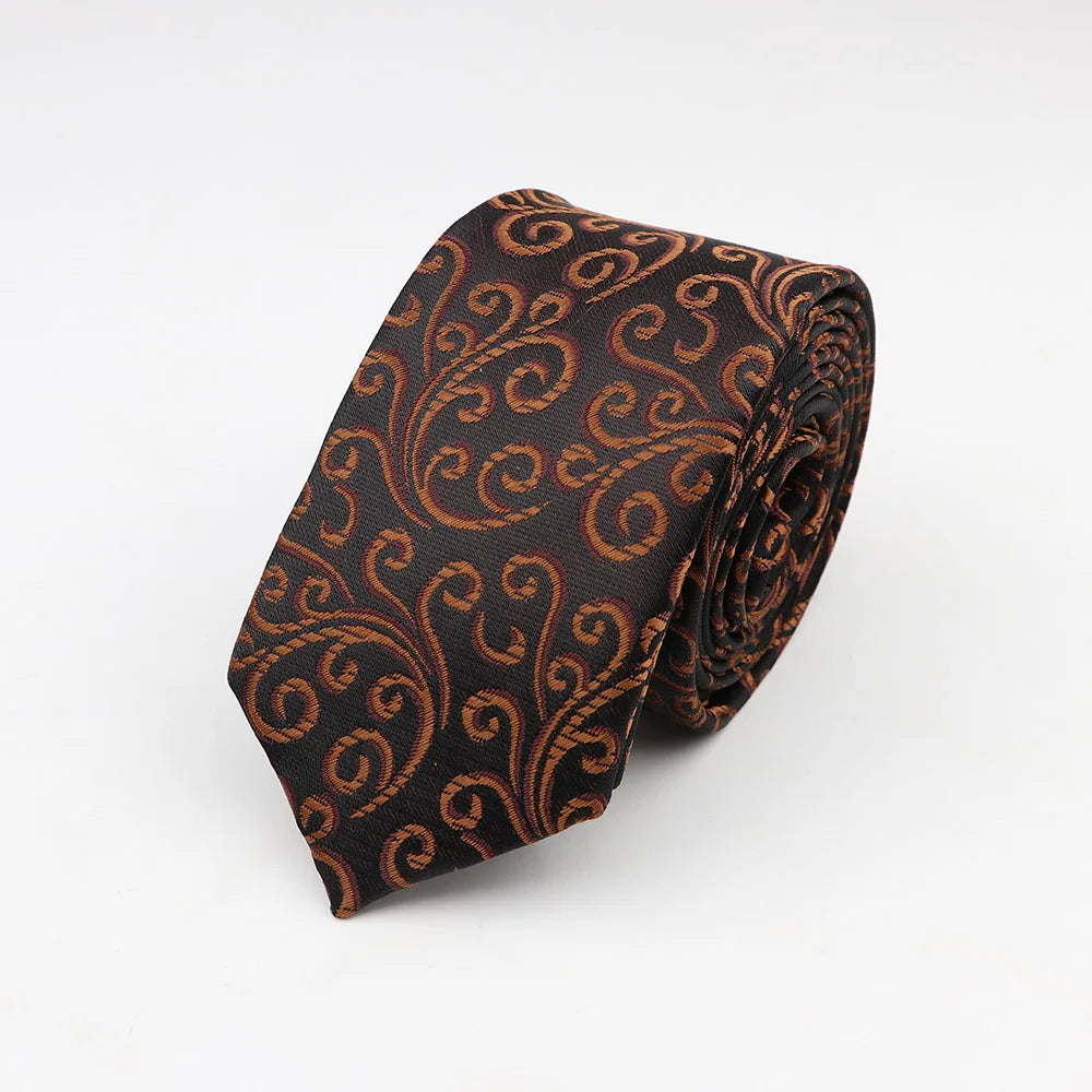 Cà Vạt Nam Công Sở Họa Tiết Thanh Lịch 6cm