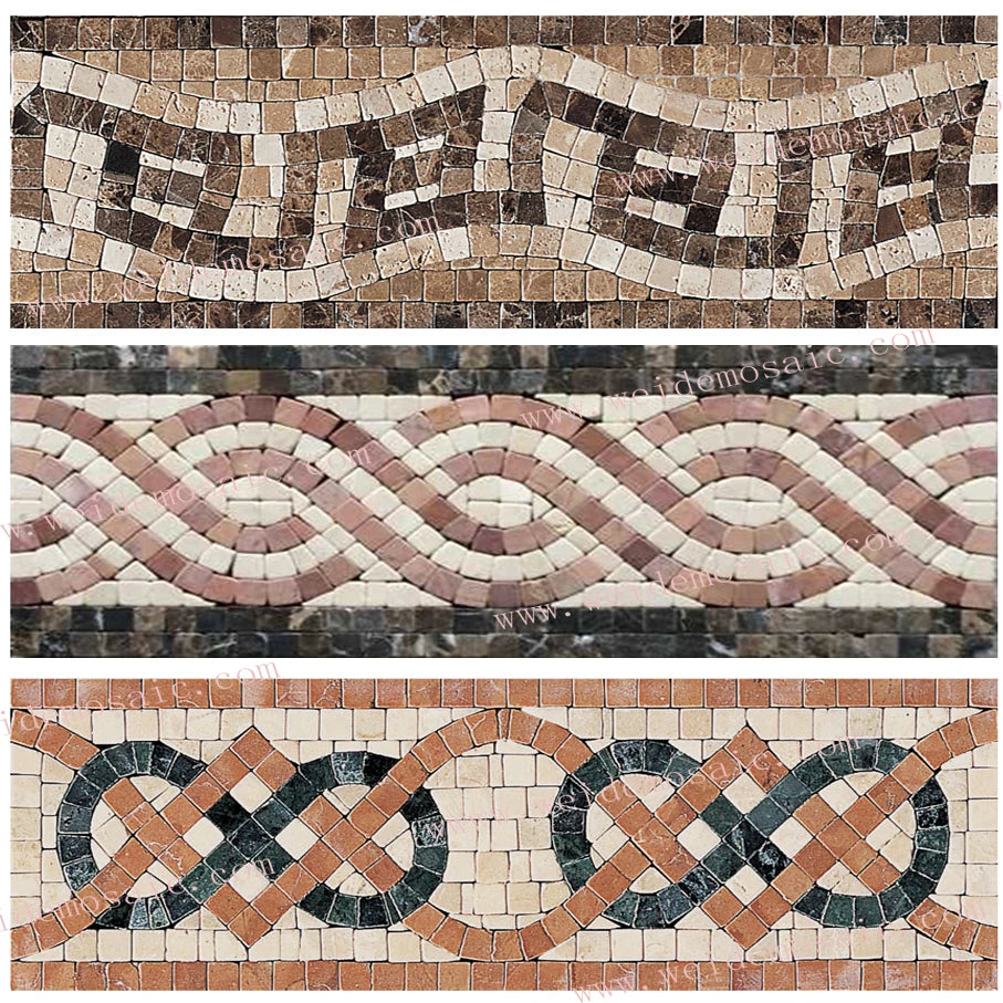 Viền Trang Trí Đá Marble & Mosaic Weide Đơn Giản