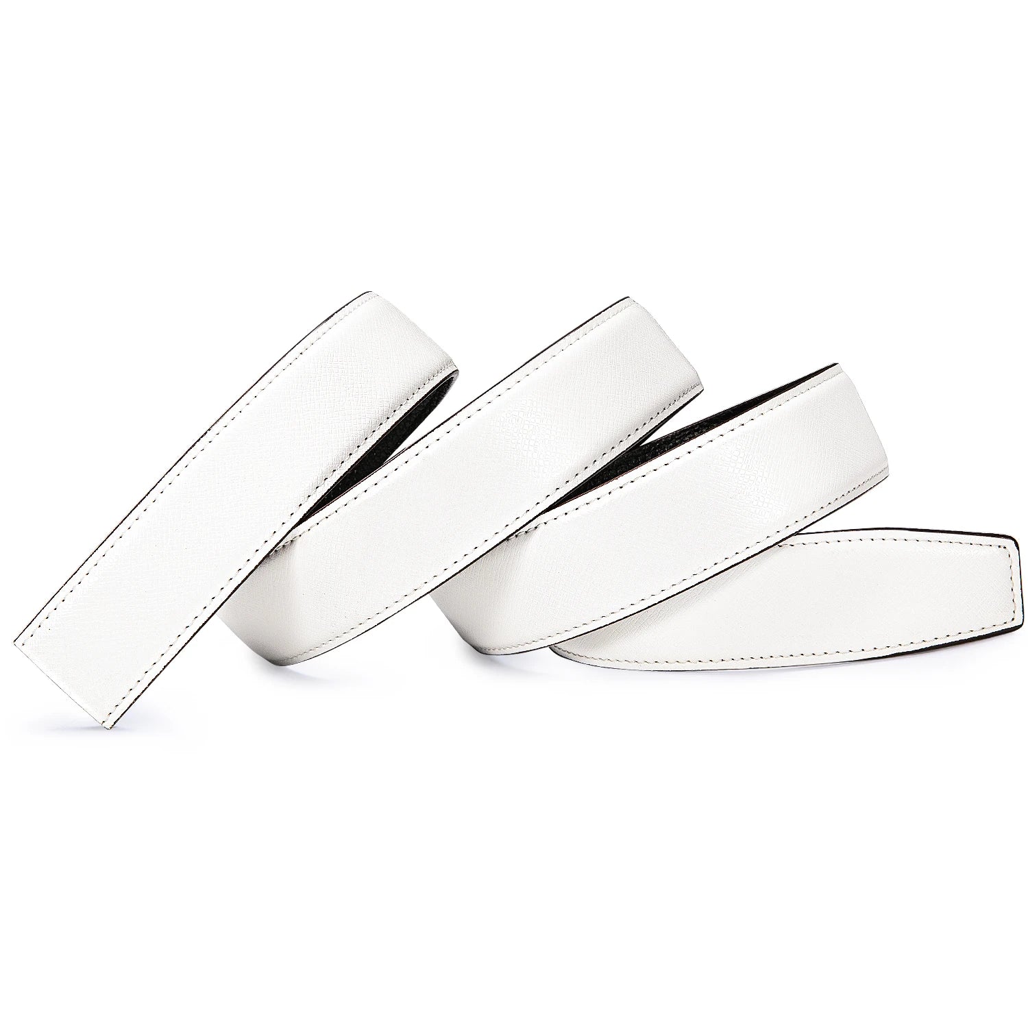 Men's Multi-Color Leather Belt 3.5cm With Automatic Buckle