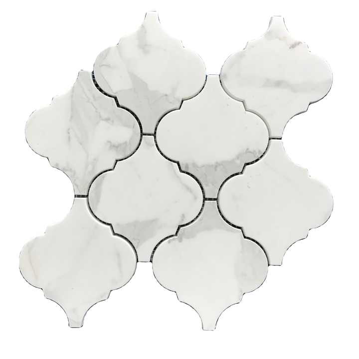 Arabesque lantern mosaic tile marble polished surface